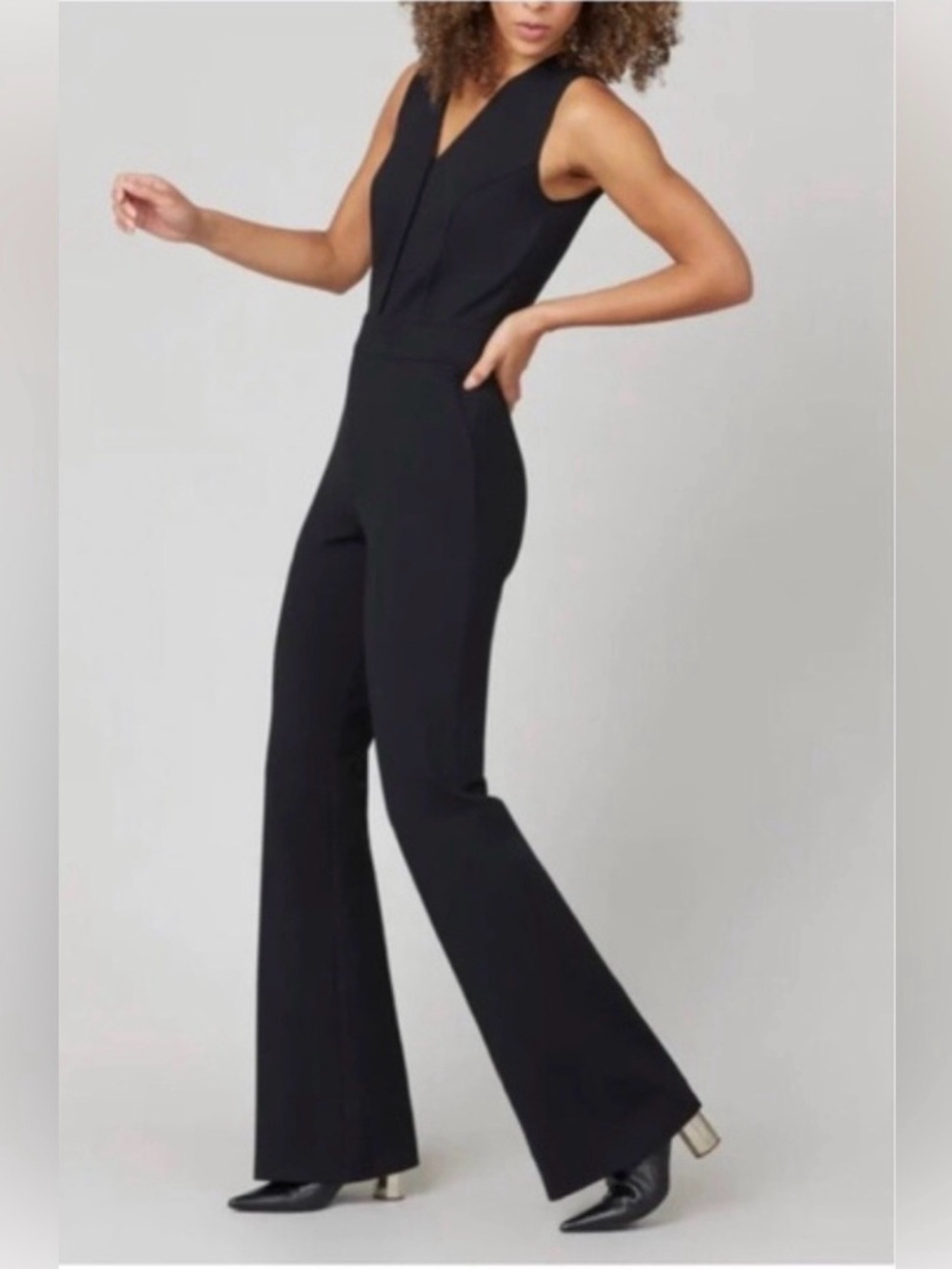 NWT SPANX The Perfect Sleeveless Black Jumpsuit women’s L